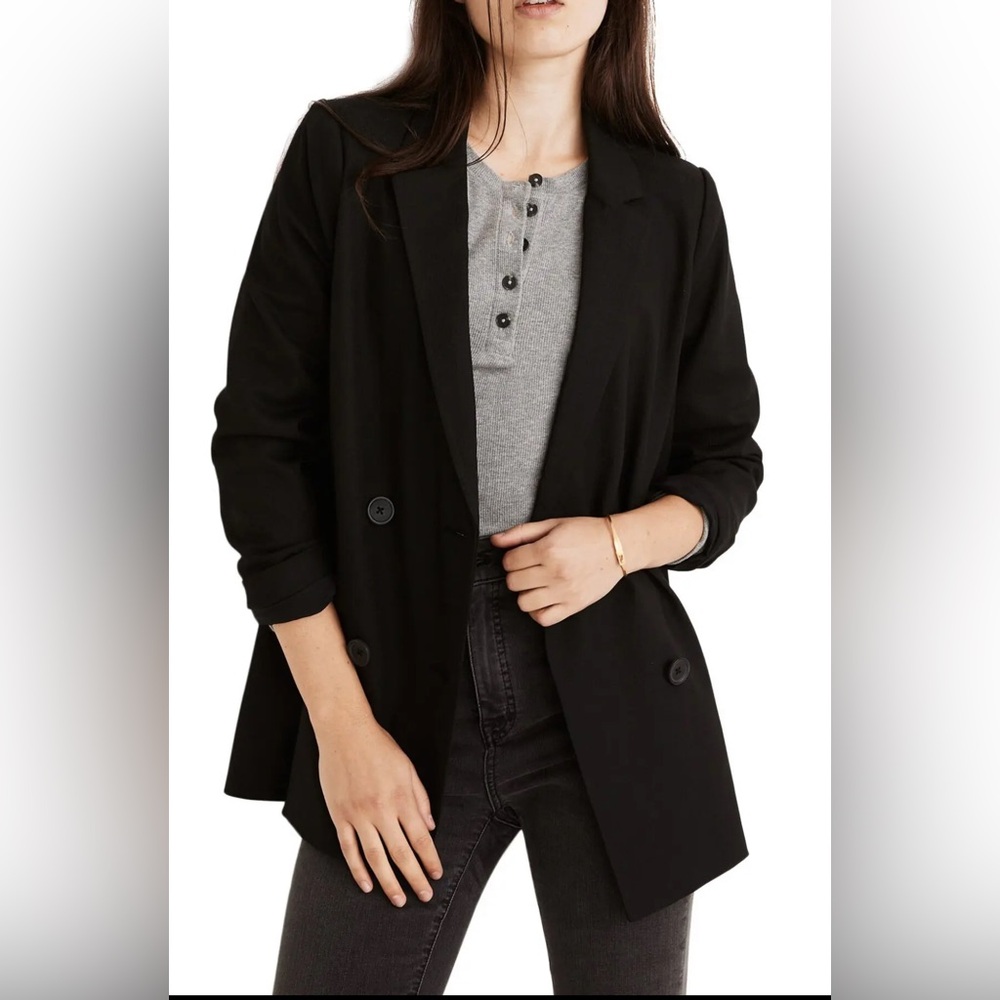 Madewell Caldwell Double Breasted Blazer xxs